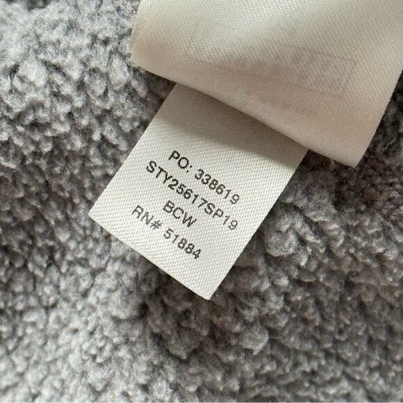 Patagonia Better Sweater 1/4 Zip Grey Fleece Lined Pullover Women’s Size Medium - Picture 9 of 9